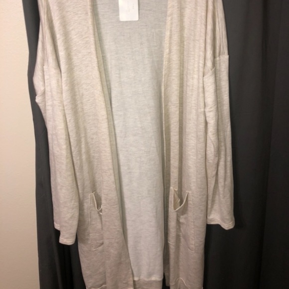 Cream cardigan long  women’s large - Picture 2 of 4